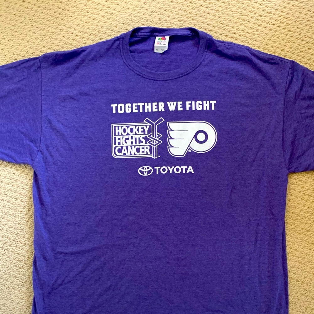 Philadelphia Flyers fight for cancer T- shirt